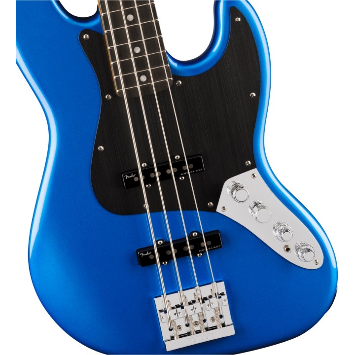 Fender - American Ultra II Jazz Bass, Ebony Fingerboard, Noble Blue. Basso elettrico, Merula.