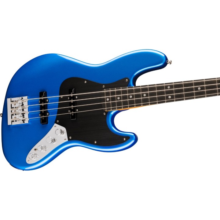 Fender - American Ultra II Jazz Bass, Ebony Fingerboard, Noble Blue. Basso elettrico, Merula.