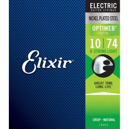 Elixir | 19062 ELECTRIC NICKEL PLATED STEEL OPTIWEB