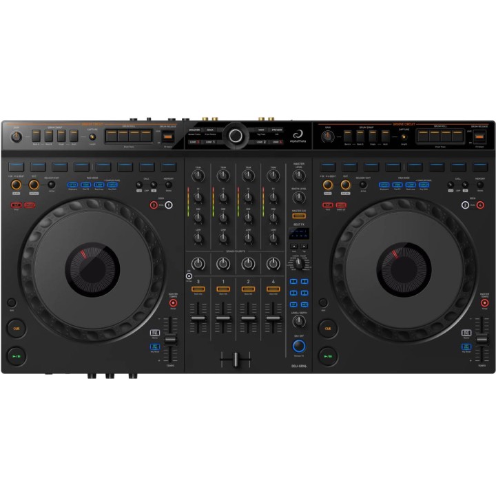 ALPHATHETA - DDJ-GRV6Console DJ per performance a 4 canali. MERULA