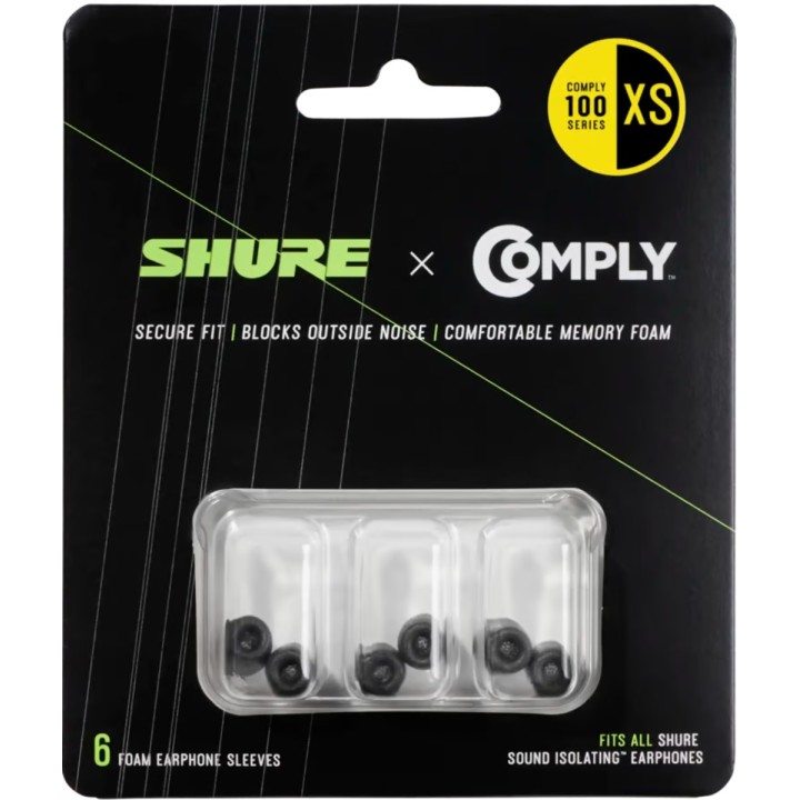 SHURE | EACYF1-6XS. Inserti in spugna, Merula.