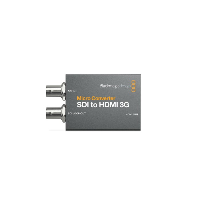 BLACKMAGIC DESIGN | MICRO CONVERTER SDI TO HDMI 3G SDI to HDMI converter up to 1080p60