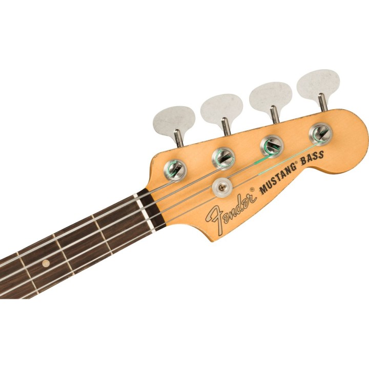 FENDER - JMJ Road Worn Mustang Bass, Black | Merula Strumenti Musicali