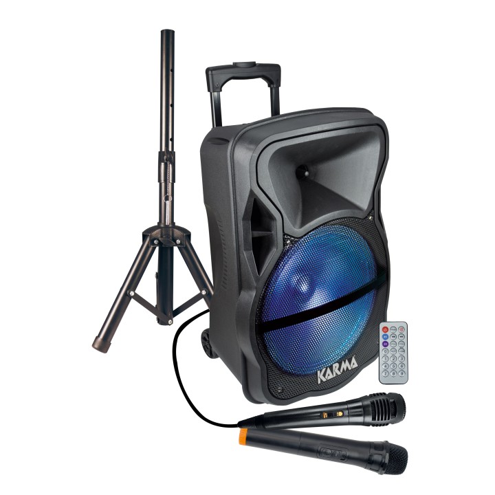 KARMA LX 12 Diffusore amplificato con radiomicrofono 600W PMPO