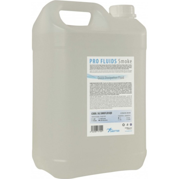 SAGITTER - SG SMKFLD5QD, Tanica 5 lt. liquido per macchina del fumo. Merula