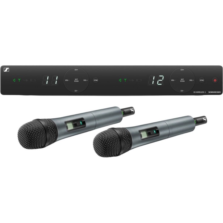 SENNHEISER - XSW 1-825 DUAL-BC, Sistema Wireless a 2 canali, Merula.