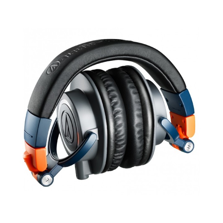 AUDIO-TECHNICA - ATH-M50XLAB CUFFIA MONITOR BLU/ARANCIONE