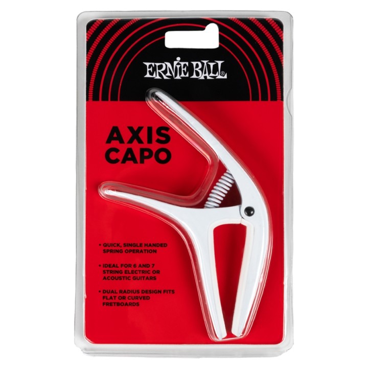 Ernie Ball | 9616 Axis Dual Radius Capo White