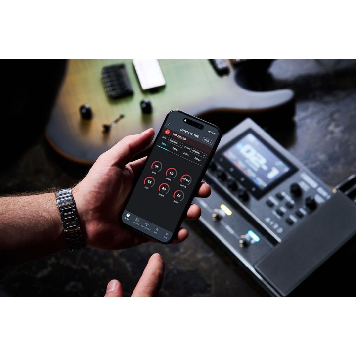 BOSS - GX-10 Pedaliera multieffetti per chitarra, Merula