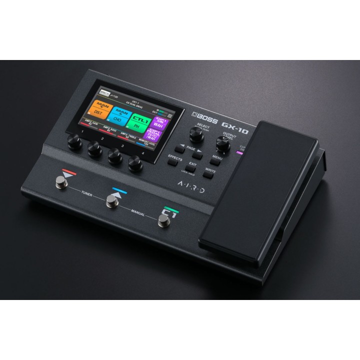 BOSS - GX-10 Pedaliera multieffetti per chitarra, Merula