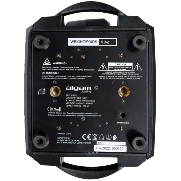 ALGAM LIGHTING - MS100 SPOT TESTA MOBILE LED 100W, Merula
