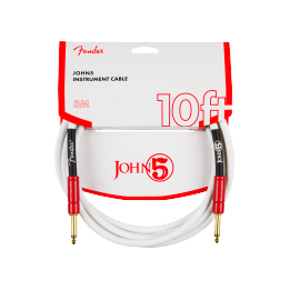 Acquista FENDER 0990810209 JOHN 5 10' INST CABLE WHT/RD online | Merula Strumenti Musicali