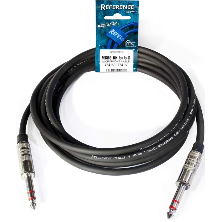 REFERENCE CABLES - MCR5-BK-JSJS-2-PROL Cavo audio bilanciato, Merula.