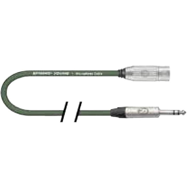 REFERENCE CABLES | YOUNG-GN-MJTRS-2-R, Cavo Microfonico XLR/TRS, Merula.