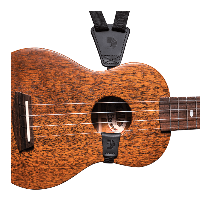 Acquista D'ADDARIO 19UKE00 ECO-COMFORT UKULELE STRAP, BLACK online | Merula Strumenti Musicali