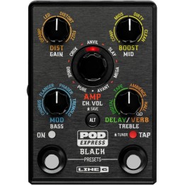 LINE6 - Pod Express Black, Pedale Multieffetto. Merula