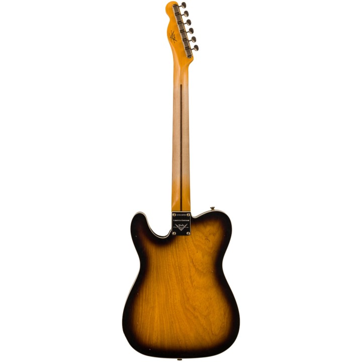 Fender Custom Shop 2023 Collection LTD Twisted Tele Custom - Journeyman Relic, 2 Colore Sunburst