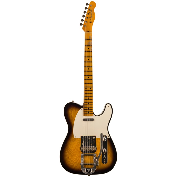 Fender Custom Shop 2023 Collection LTD Twisted Tele Custom - Journeyman Relic, 2 Colore Sunburst