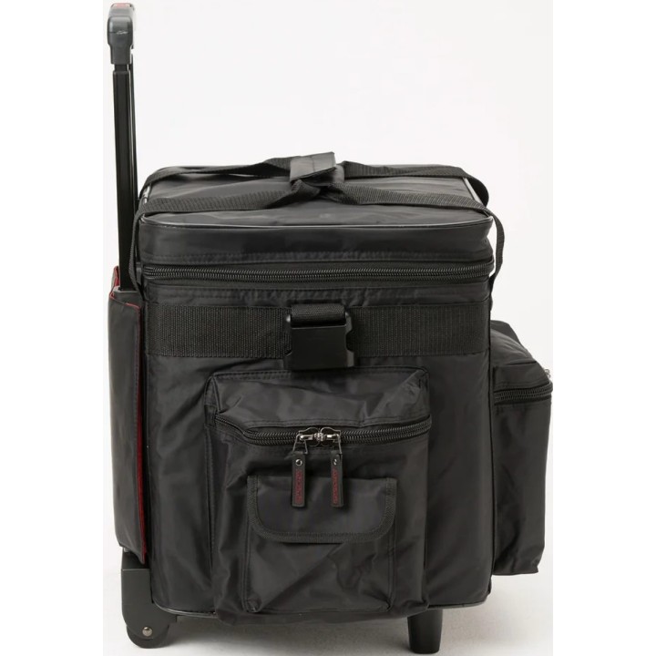 MAGMA - LP BAG 100 TROLLEY RED, Trolley per dischi in vinile, Merula