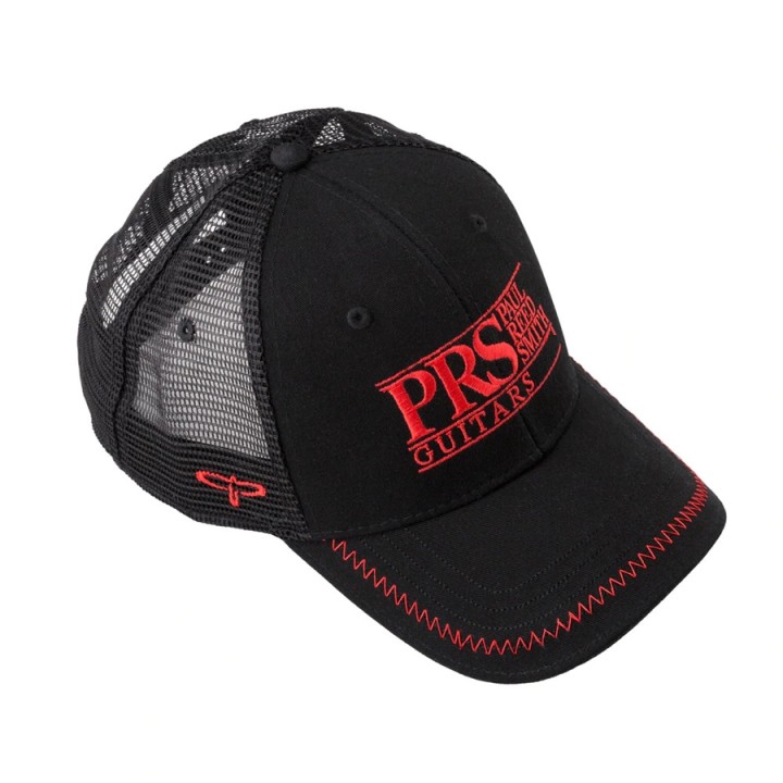 PRS Trucker Logo Hat Block Logo Red - Cappellino