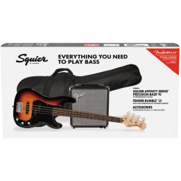 SQUIER - AFFINITY SERIES PRECISION BASS PJ PACK 0372980600 | Merula Strumenti Musicali