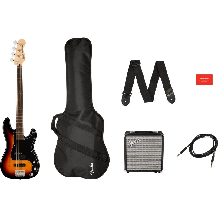 SQUIER - AFFINITY SERIES PRECISION BASS PJ PACK 0372980600 | Merula Strumenti Musicali