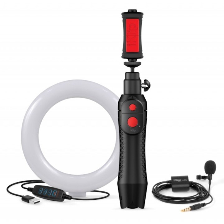 ik multimedia irig video creator bundle microfono lavalier