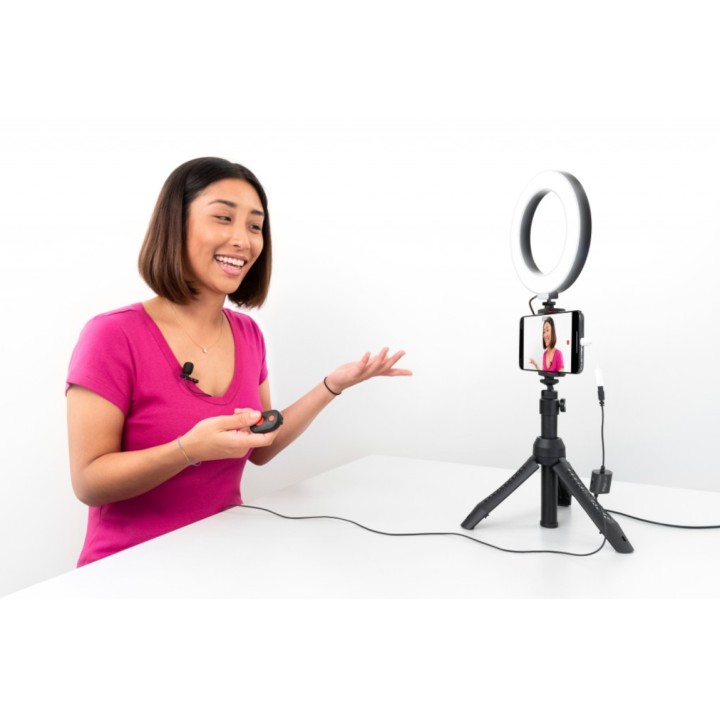 ik multimedia irig video creator bundle microfono lavalier