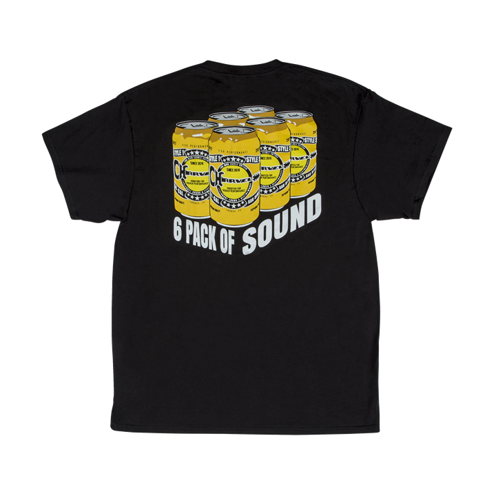 CHARVEL 6PACK TEE BLK - T-shirt