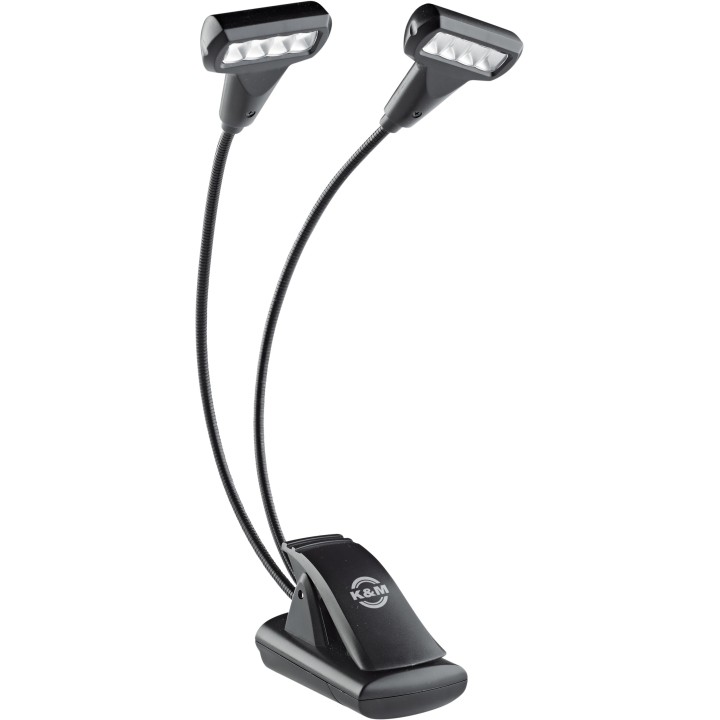 KONIG & MEYER 12273-000-55 Luce per stand musicale »Double4 LED T-Model FlexLi | Merula Strumenti Musicali