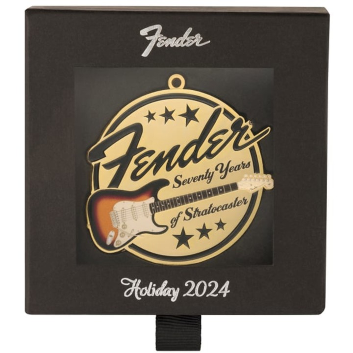 FENDER 9124761606 70TH ANNIVERSARY STRATOCASTER ORNAMENT | Merula Strumenti Musicali