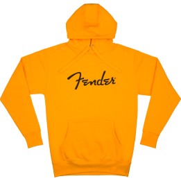 Fender 9113101506  Spaghetti Logo Hoodie, Butterscotch Blonde, Felpa