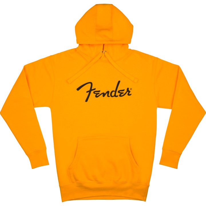 Fender 9113101506  Spaghetti Logo Hoodie, Butterscotch Blonde, Felpa
