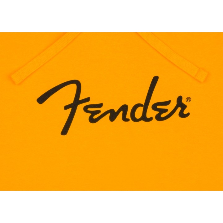 Fender 9113101506  Spaghetti Logo Hoodie, Butterscotch Blonde, Felpa