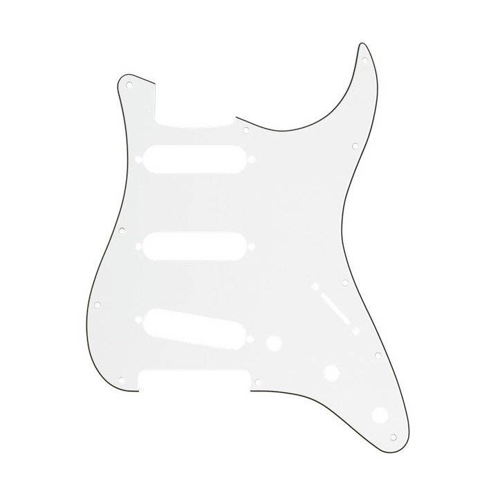 Acquista FENDER 0991374000 PG, STRAT PARCHMENT 11-HOLE, 3-PLY online | Merula Strumenti Musicali