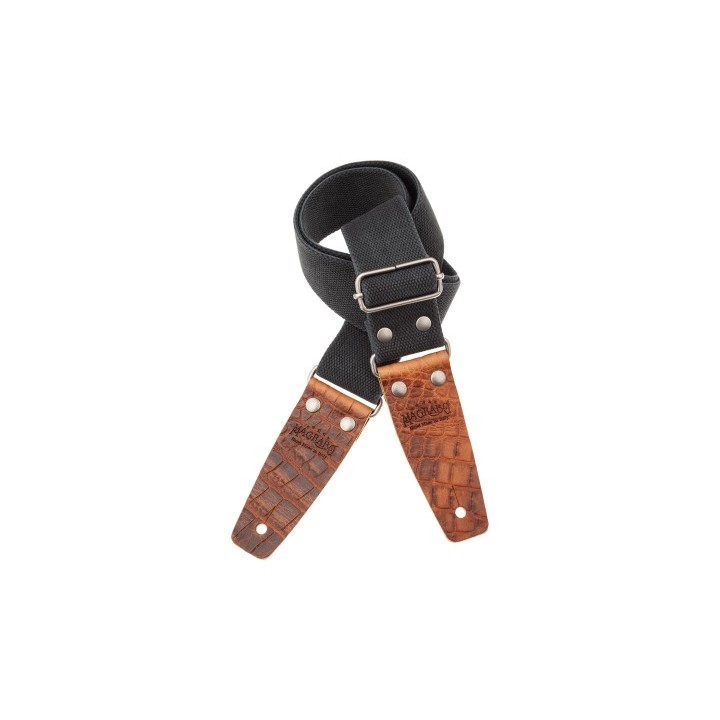 Acquista MAGRABO 230.255M STRIPE SC ENTRY OLDED NERO 5 CM TERMINALI EMBOSSED COCCO PROS MARRO online | Merula Strumenti Musicali