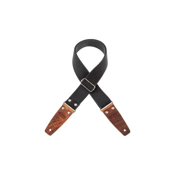 Acquista MAGRABO 230.255M STRIPE SC ENTRY OLDED NERO 5 CM TERMINALI EMBOSSED COCCO PROS MARRO online | Merula Strumenti Musicali