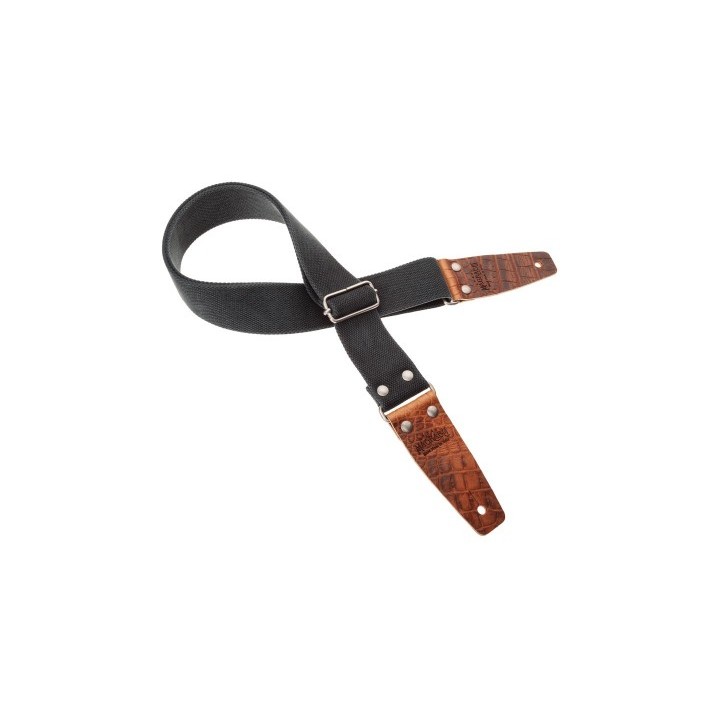 Acquista MAGRABO 230.255M STRIPE SC ENTRY OLDED NERO 5 CM TERMINALI EMBOSSED COCCO PROS MARRO online | Merula Strumenti Musicali