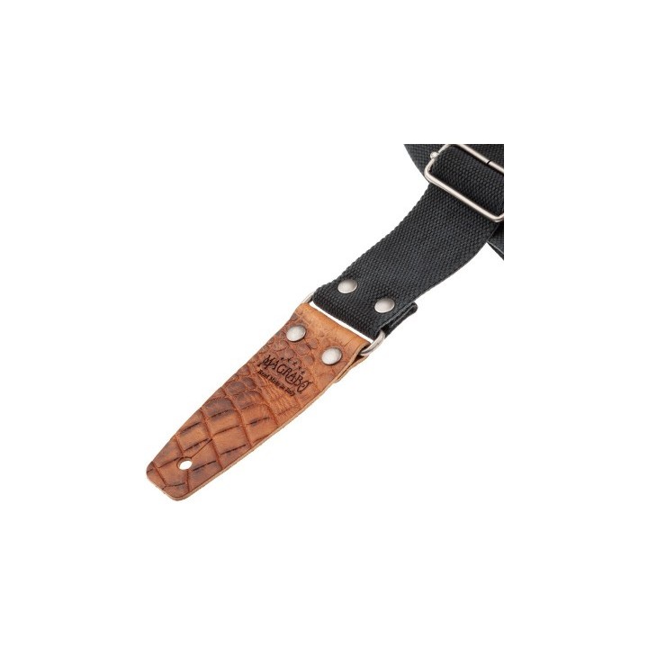 Acquista MAGRABO 230.255M STRIPE SC ENTRY OLDED NERO 5 CM TERMINALI EMBOSSED COCCO PROS MARRO online | Merula Strumenti Musicali
