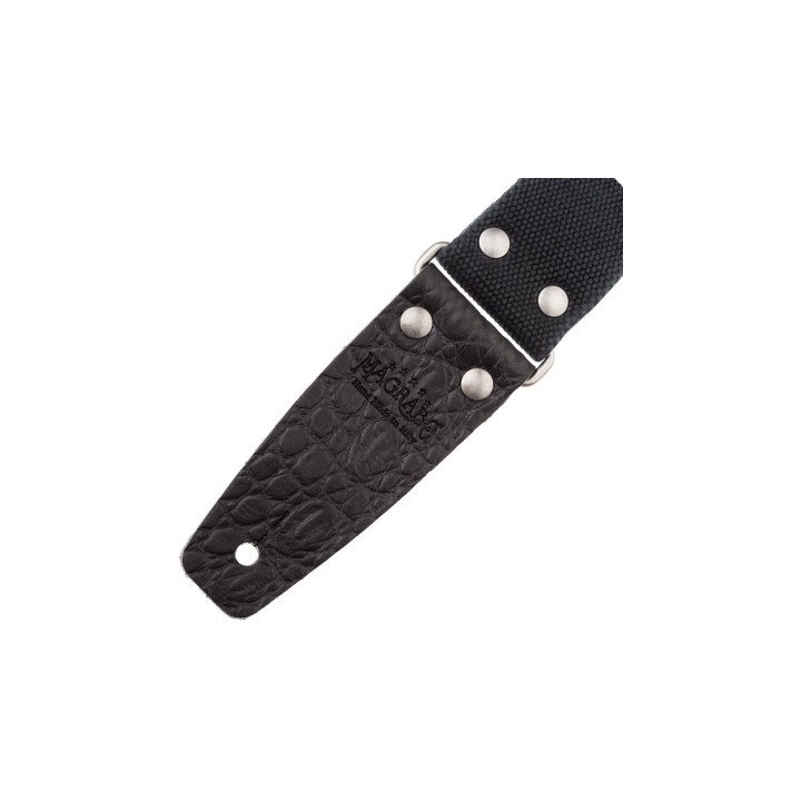 Acquista MAGRABO 230.254M STRIPE SC ENTRY OLDED NERO 5 CM TERMINALI EMBOSSED COCCO PROS NERO  online | Merula Strumenti Musicali