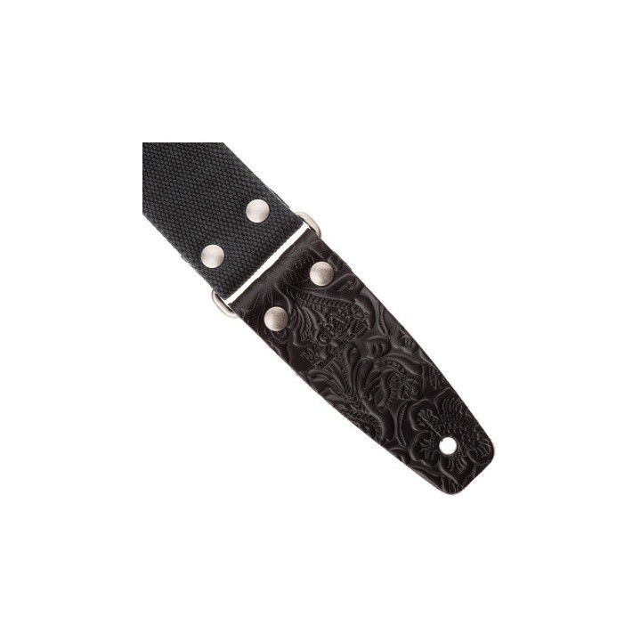 Acquista MAGRABO 230.250M STRIPE SC ENTRY OLDED NERO 5 CM TERMINALI EMBOSSED FLORES NERO FIBB online | Merula Strumenti Musicali