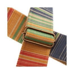 Acquista MAGRABO 220.020M STRIPE SC RETRO RAINBOW 5 CM TERMINALI MARRONE FIBBIA OTTONE online | Merula Strumenti Musicali