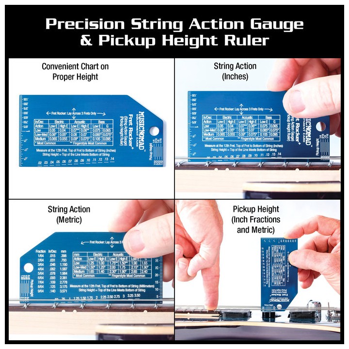 Acquista MUSIC NOMAD MN-MN822 PRECISION FRET ROCKER PLUS - STRINGS/PICKUPS online | Merula Strumenti Musicali