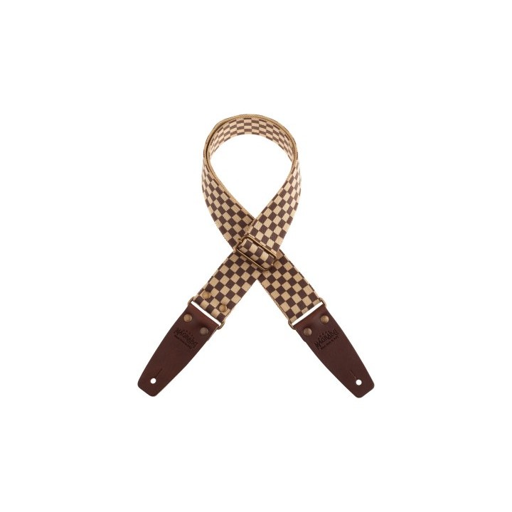 Acquista MAGRABO 220.010M STRIPE SC RETRO CHESS 5 CM TERMINALI MARRONE FIBBIA OTTONE online | Merula Strumenti Musicali