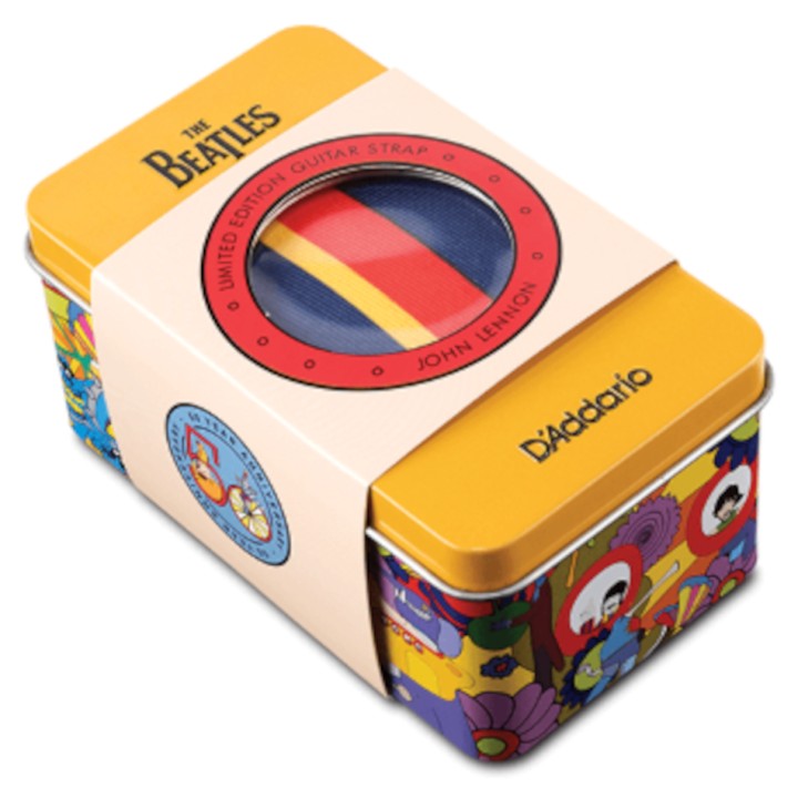 D'ADDARIO 50BTYS00 YELLOW SUBMARINE 50TH ANNIVERSARY WOVEN GUITAR STRAP, JOHN | Merula Strumenti Musicali