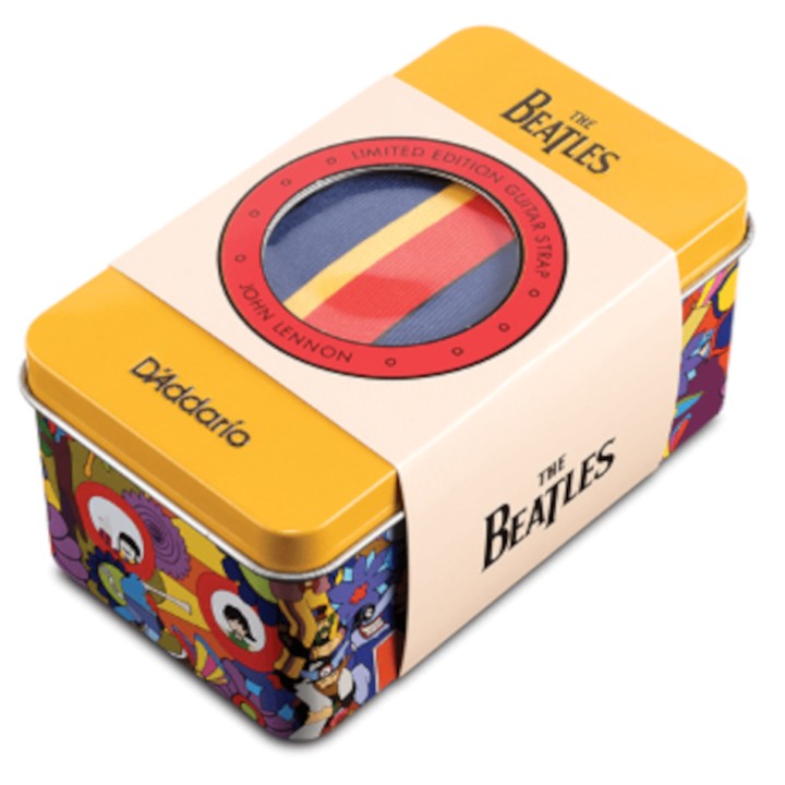 D'ADDARIO 50BTYS00 YELLOW SUBMARINE 50TH ANNIVERSARY WOVEN GUITAR STRAP, JOHN | Merula Strumenti Musicali