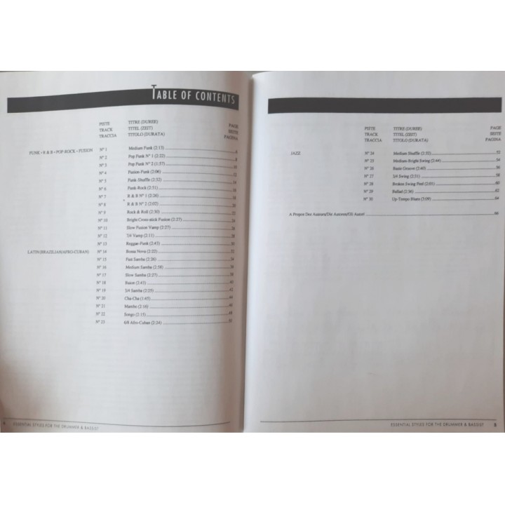 ALFRED PUBLISHING ESSENTIAL STYLES 1 - Guida per batteristi e bassisti