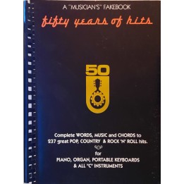 FIFTY YEARS OF HITS - Libro di partiture