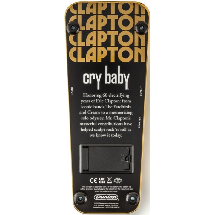 Dunlop EC95 Eric Clapton Cry Baby Wah, Merula