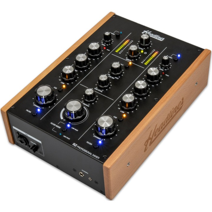 HEADLINER - R2 Mixer DJ a 2 canali, Merula